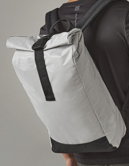 Reflective Roll-Top Backpack