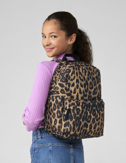 Leopard Print Mini Backpack