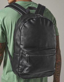 Faux Leather Fashion Backpack