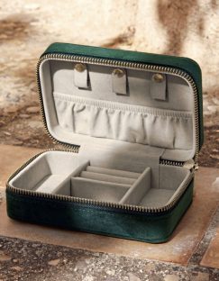 Velvet Travel Jewellery Box