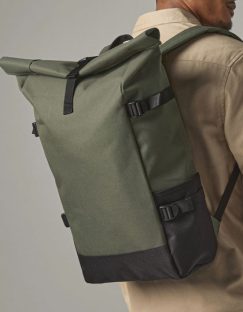 Block Roll-Top Backpack