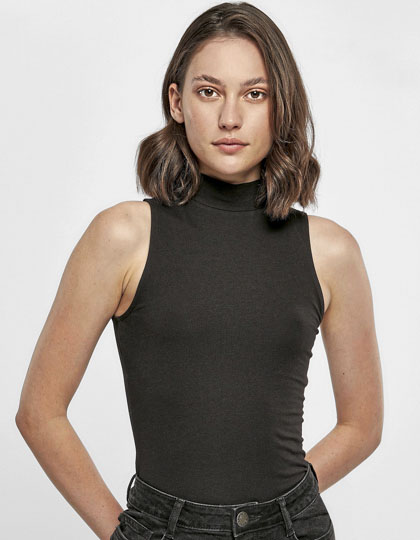 Ladies Sleeveless Turtleneck Body