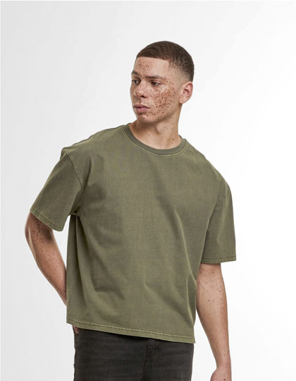 Vintage Cropped Heavy Oversize Tee