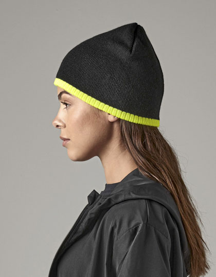 Two-Tone Pull-On Beanie
