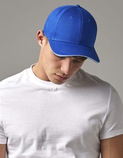 EarthAware® Classic Organic Cotton 6 Panel Cap – Sandwich Peak