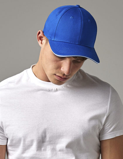 EarthAware® Classic Organic Cotton 6 Panel Cap – Sandwich Peak