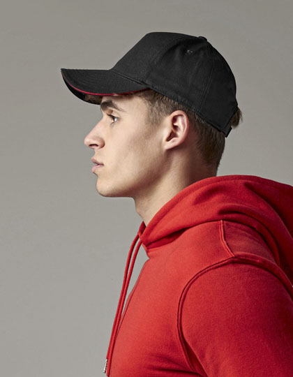 EarthAware® Classic Organic Cotton 5 Panel Cap – Sandwich Peak