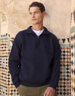 Iconic Premium Zip Neck Sweat
