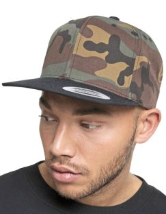 Classic Snapback 2-Tone Camo Cap