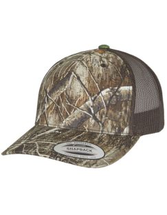 YP Classics Realtree Camo Retro Trucker Cap