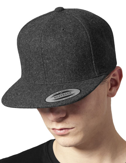 Melton Wool Snapback Cap