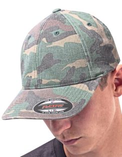 Flexfit Garmet Washed Camo Cap