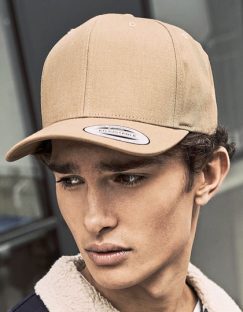 6-Panel Curved Metal Snap Cap