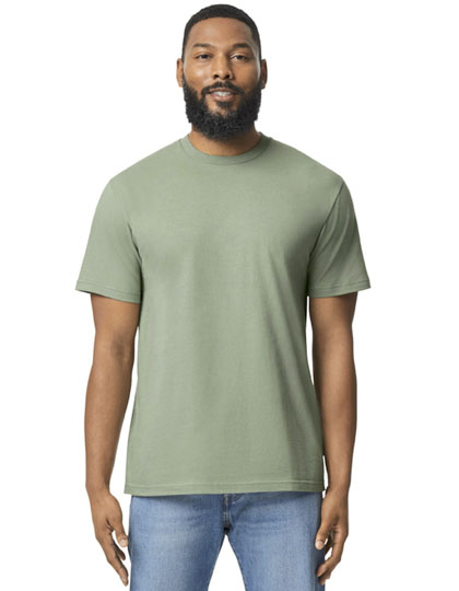 Softstyle Midweight Adult No Label Enzyme Wash T-Shirt