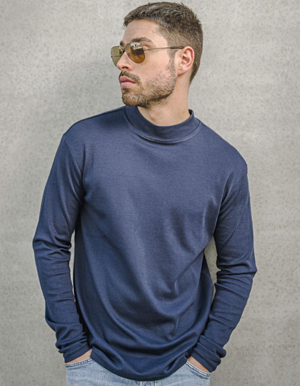 Men´s Premium Highneck Longsleeve Tees