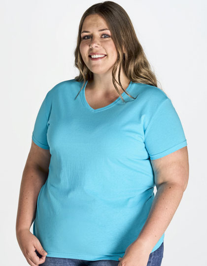 Ladies´ Curves T-Shirt V-Neck