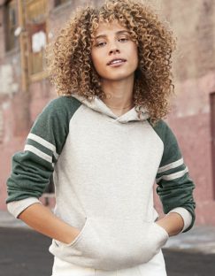 Nublend® Varsity Colour-Block Hooded Sweatshirt