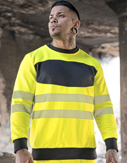 EOS Hi-Vis Workwear Sweatshirt With Printing Area