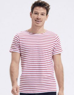 Men´s Round Neck Striped T-Shirt Miles