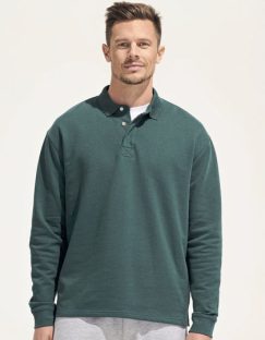 Unisex Polo Collar Sweatshirt Heritage