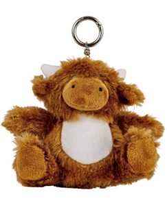 Highland Cow Key Ring