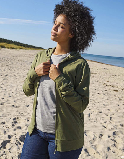 Unisex Jersey Hoodie With Zip