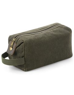 Heritage Waxed Canvas Wash Bag