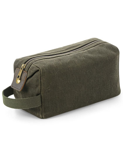 Heritage Waxed Canvas Wash Bag