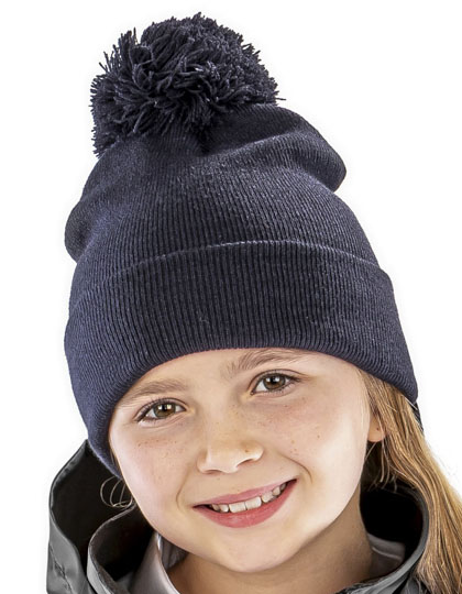Junior Pom Pom Beanie