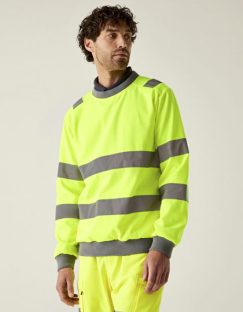 Hi-Vis Pro Contract Crew Neck Sweatshirt