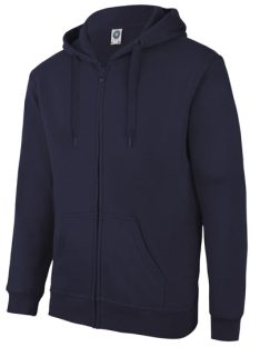 Zip Through Hooded Sweat Jacket