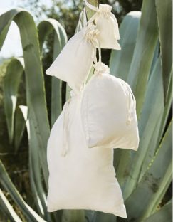 Organic Cotton Draw Cord Bag