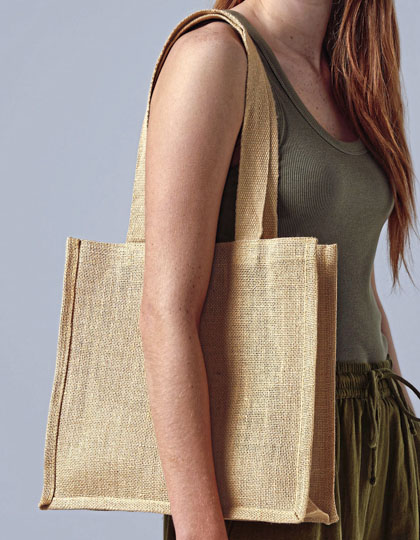 Jute Compact Shopper