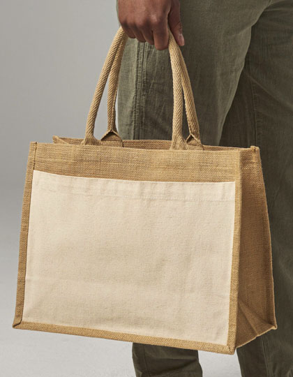 Cotton Pocket Jute Shopper
