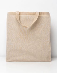 Cotton Bag Natural Short Handles