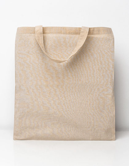 Cotton Bag Natural Short Handles