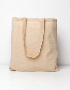 Cotton Bag Natural Long Handles