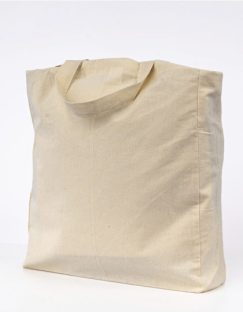 Cotton Bag Side Fold Short Handles