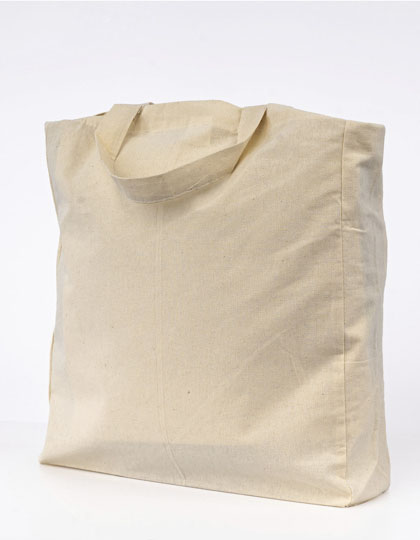 Cotton Bag Side Fold Short Handles