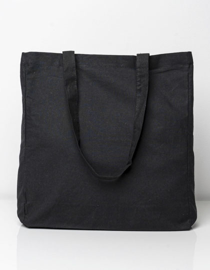 Cotton Bag Side Fold Long Handles