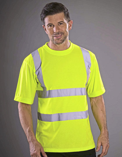 Two Band & Brace Hi-Vis T-Shirt
