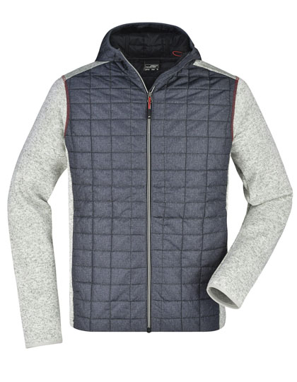 Men´s Knitted Hybrid Jacket
