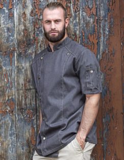 Short-Sleeved Chef´s Jacket Jeans Style