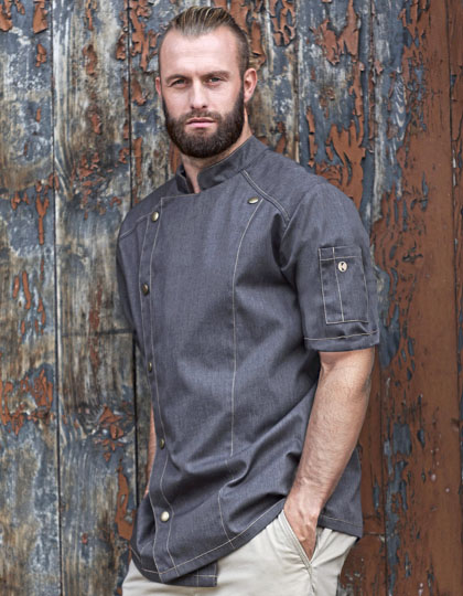 Short-Sleeved Chef´s Jacket Jeans Style