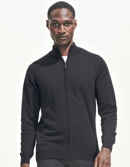 Men´s Zipped Knitted Cardigan Gordon