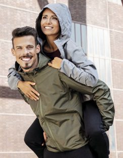 my mate – Unisex Hooded Windbreaker