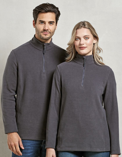 Unisex ´Recyclight´ 1/4 Zip Micro Fleece