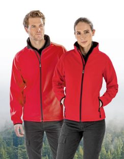 Men’s Printable Softshell Jacket with Recycled Fleece Inner