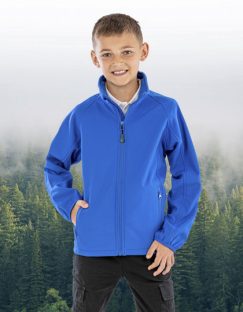 Recycled 2-Layer Printable Youth Softshell Jacket