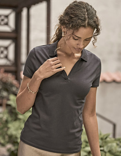 Women´s Luxury Stretch V-Neck Polo